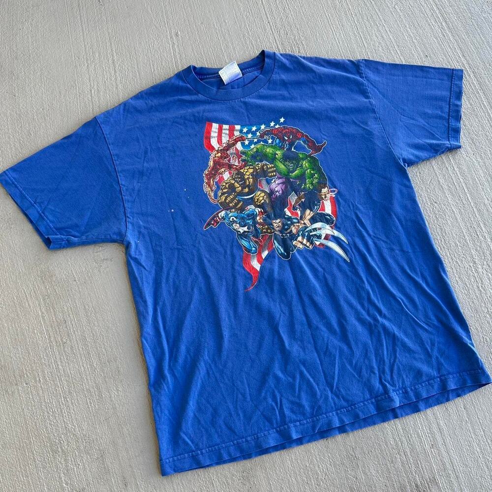 Vintage 90s Marvel Super Hero Shirt